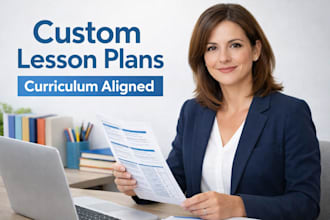 create custom lesson plans for teachers standard