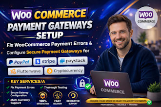 fix woo commerce payment erorrs,configure secure payment gateways for wordpress