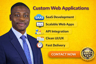 build saas, web apps, erp systems, CRM, pos, lms and custom software solutions