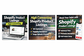 shopify product listing expert