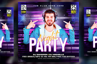 design professional business flyers, event posters and promotional flyer design