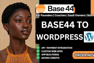 base44 to wordpress base44 bug fixing base44 expert base44 migration vibe coding