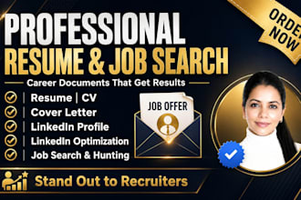draft executive resume , letter, CV and linkedin