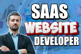 do saas website development design saas web app