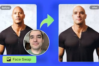 realistic ai face swap head swap photo manipulation video face swap photoshop