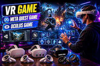 develop advanced vr application for oculus meta quest 2 3 pro in unity and ue5