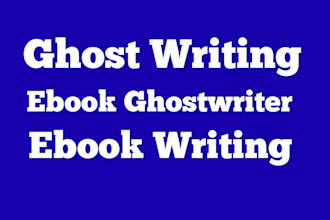 ghostwrite a high converting ebook for your brand