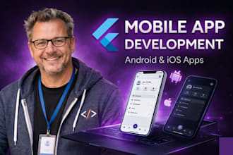 do flutter mobile app development, android ios app development flutter developer