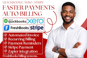 setup home service businesses quickbooks online xero freshbooks stripe invoicing