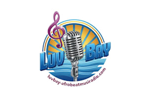 create modern radio station logo design