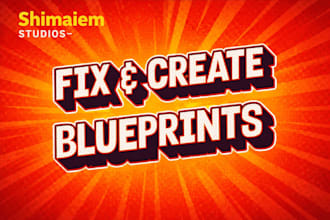 create, fix, or debug unreal engine blueprints and gameplay systems