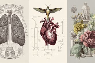 do medical, human anatomy and scientific illustrations