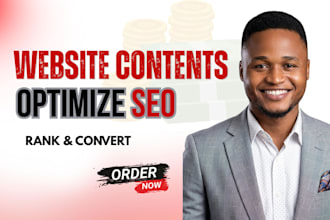 write SEO website content and email copy that converts
