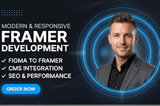 design or redesign framer website, figma to framer developer, framer expert