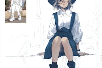 do anime character art