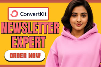 setup convertkit newsletter kit landing page convertkit email newsletter expert