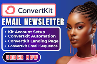 setup convertkit newsletter kit landing page convertkit email newsletter expert