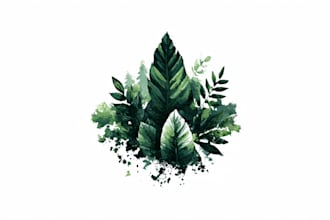 create a unique botanical hand drawn logo