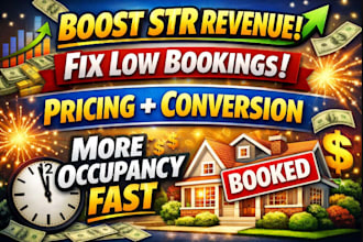 optimize pricing strategy and fix airbnb listing increase occupancy and revenue