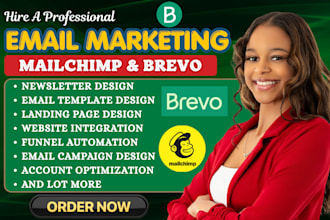 do mailchimp email marketing newsletter campaign brevo email template design