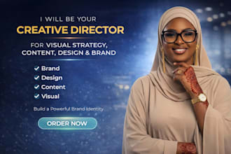 creative director for brand strategy and visual identity brand guidelines
