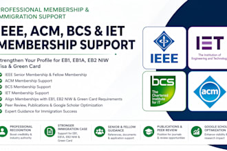 get ieee senior membership bcs iet fellow membership to support eb1 o1 visa
