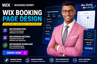 do wix booking page, wix booking sections,and  wix booking scheduling