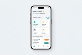 create user friendly minimal UI UX