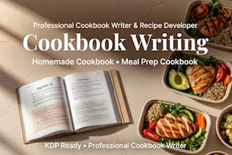 do cookbook writing homemade cookbook meal prep kdpbook cookbook writer