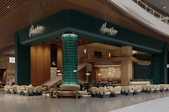 redesign modern restaurant,render 3d shop interior,retail store layout rendering