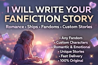 write engaging fanfiction for any fandom or ship