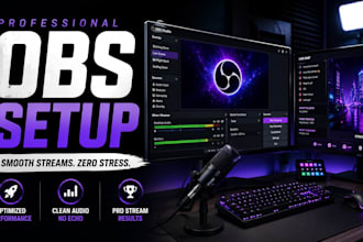 setup or fix obs and streamlabs for twitch youtube kick or tiktok