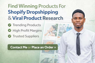 do shopify winning product research find trending viral product for dropshipping