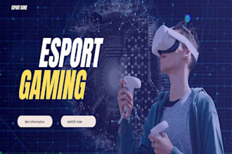 design wordpress esport gaming website, tournament websites, football website