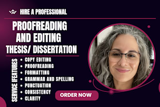 make edit and proofread your masters thesis, bachelor thesis or dissertation