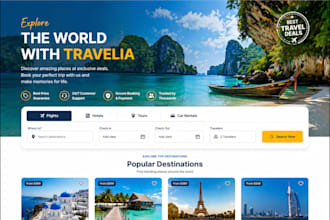 create travel agency website tourism agency tour website hotel booking website
