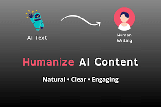 humanize ai content into natural human writing
