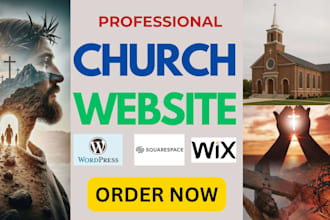 design responsive church website, ministry or nonprofit website
