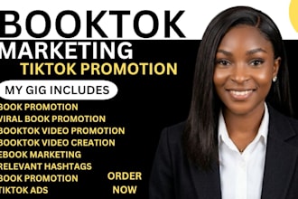 do booktok promotion with organic tiktok marketing strategy