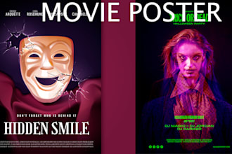 desing unique movie poster for you