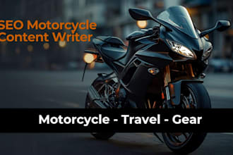 write engaging motorcycle and riding articles
