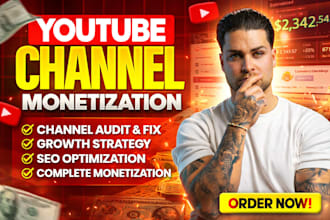 revive and optimize dead youtube channel and fix low views with SEO to monetize