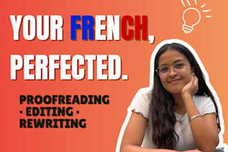 proofread and edit your french content, subtitles, and digital copy