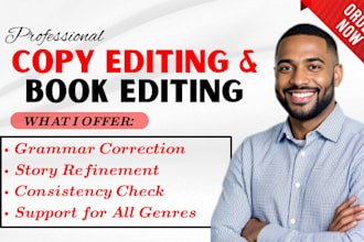 copy edit literary fiction, romance novel book editor, memoir book proofreading