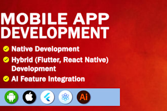 develop a full stack mobile app with backend and admin panel