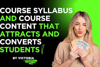 syllabus online course ppt slides course landing page kajabi online course