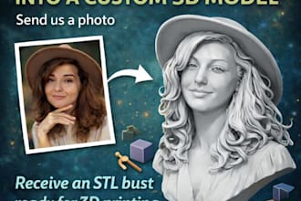 convert your photo into a 3d model stl file