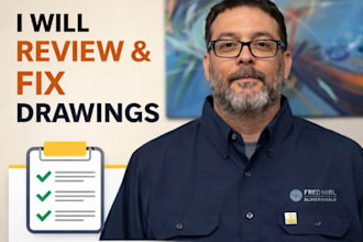 review and fix drawings for city permit approval in all USA states