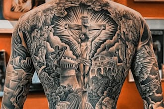 design professional a custom tattoo design, tattoo artist, tattoos design