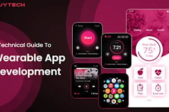 develop smartwatch app, watch app, fitness tracking watch app, health watch app